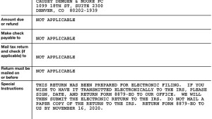 IASLC 2019 Tax Return
