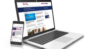 Laptop and Smart phone displaying ILCN.org