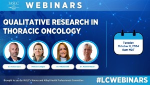 Qualitative Research in Thoracic Oncology Webinar