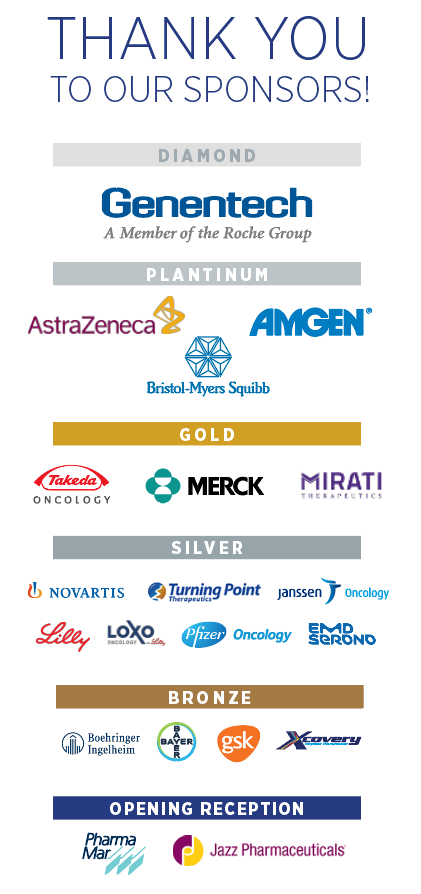 IASLC 2020 Targeted Therapies of Lung Cancer Meeting Sponsors IASLC 2020 Targeted Therapies of Lung Cancer Meeting Sponsors