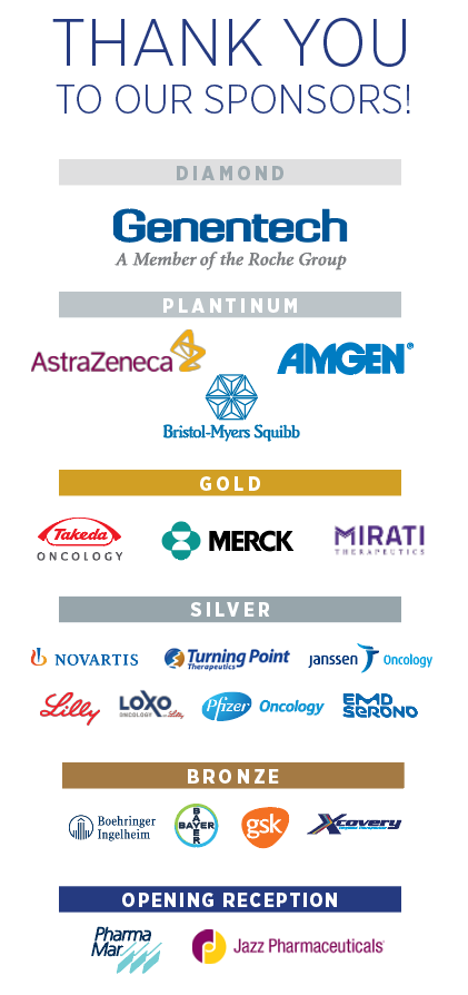 IASLC 2020 Targeted Therapies of Lung Cancer Meeting Sponsors
