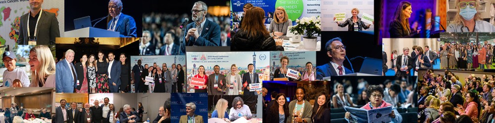 A collage of several images highlighting key areas of the IASLC