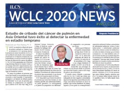 Imagen de la mitad superior de la página de noticias de la WCLC en español