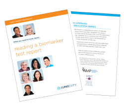 capa do relatório de teste de biomarcador